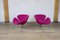 Purple F437 Orange Slice Lounge Chairs by Pierre Paulin for Artifort, 1980s, Set of 2 4