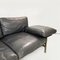 Italian Modern Black Leather Diesis Sofa by Antonio Citterio for B&B, 1980s 5