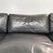 Italian Modern Black Leather Diesis Sofa by Antonio Citterio for B&B, 1980s, Image 7