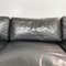 Modernes italienisches Sofa aus schwarzem Leder Diesis von Antonio Citterio für B & b, 1980er 7