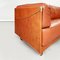 Modern Italian Brown Leather Sofa Twice by Cerri for Poltrona Frau, 1980s 13