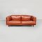 Modern Italian Brown Leather Sofa Twice by Cerri for Poltrona Frau, 1980s 2