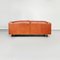 Modern Italian Brown Leather Sofa Twice by Cerri for Poltrona Frau, 1980s 4
