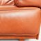 Modern Italian Brown Leather Sofa Twice by Cerri for Poltrona Frau, 1980s 12
