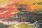 Grande paesaggio marino modernista, XX secolo, olio su tela, Immagine 8