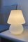 Vintage Murano White Baby Mushroom Table Lamp 2