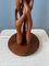 Art Deco Hand-Carved Wooden Table Lamp 9