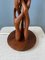 Art Deco Hand-Carved Wooden Table Lamp, Image 9