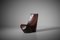 Skulpturaler Monoxyle Beistellstuhl aus Holz, Brasilien, 1960er 1