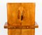 Antique Art Deco Burr Walnut Cocktail Cabinet Dry Bar from Epstein Manner, 1920s 10