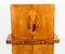 Antique Art Deco Burr Walnut Cocktail Cabinet Dry Bar from Epstein Manner, 1920s, Image 10