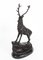 20th Century Bronze Stags Deer, Set of 2 10