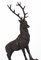 20th Century Bronze Stags Deer, Set of 2 3