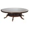 20th Century Mahogany Flame Regency Revival Dining Table 1