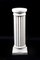 20th Century Grecian Composite Marble Doric Column Pedestal 2