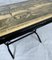 Folding Coffee Table in Painted Metal & Ebonized Wood, 1960s 3
