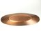 Large Mid-Century Modern German Plate in Copper, 1960s 5
