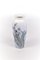 Große Vase aus Porzellan mit bemalter Trompetenblume von Royal Copenhagen 1
