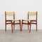 Dänische Vintage Stühle aus Teak, 1970er, 2er Set 1