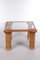 Vintage French Coffee Table in Bamboo with Glass, 1970s 5
