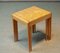 Tavolini ad incastro in legno di quercia intarsiato, anni '60, set di 3, Immagine 2