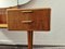 Mid-Century Art Deco Style Walnut & Brass Dressing Table by A.A. Patijn for Zijlstra Joure 4
