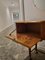 Mid-Century Art Deco Style Walnut & Brass Dressing Table by A.A. Patijn for Zijlstra Joure 6