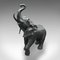 Estatua de elefante inglesa victoriana de bronce, década de 1900, Imagen 3