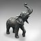Estatua de elefante inglesa victoriana de bronce, década de 1900, Imagen 1