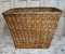 Large Vintage Industrial Laundry Basket in Wicker 1