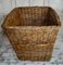 Large Vintage Industrial Laundry Basket in Wicker 6