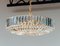 Large Chandelier in Brass with Faceted Crystals from Bakalowits Vienna, 1960s, Image 1