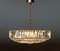 Large Chandelier in Brass with Faceted Crystals from Bakalowits Vienna, 1960s, Image 10