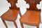 Antique William IV Hall Chairs in Mahogany, Set of 2 5