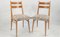 Mid-Century Dining Chairs in Light Beige, Czechoslovakia, 1970s, Set of 2 1