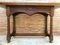 Victorian Style Carved Walnut Convertible Console or Dining Table, Image 2