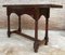Victorian Style Carved Walnut Convertible Console or Dining Table 11