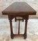 Victorian Style Carved Walnut Convertible Console or Dining Table, Image 5