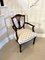 Antique Victorian Hepplewhite Style Armchair in Mahogany 1