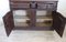 Antique Sideboard in Solid Walnut with Plate Rack, 1680s 4