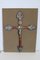 Antique Jesus Christ on the Wood Cross in Silver, 1880s, Image 4