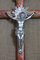 Antiker Jesus Christus am Holz Kreuz aus Silber, 1880er 5