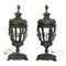 Vintage Tischlampen aus Bronze, 1920er, 2er Set 1