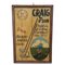 Panneau Publicitaire Vintage Peint à la Main pour Équipements de Golf en Bois, 1920s 1