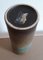 Vintage Green and Brown Ceramic Rod Vase from Ceramano, 1970s 3