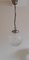 Vintage Clear Relief Glass Ball Lamp, 1970s 1