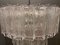 Großer Mid-Century Röhren Kronleuchter aus Murano Glas von Venini 6