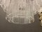 Großer Mid-Century Röhren Kronleuchter aus Murano Glas von Venini 4