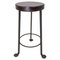 High Stool with Elm Seat & Wrought Iron Legs, Spain, 1960s, Image 1