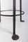 High Stool with Elm Seat & Wrought Iron Legs, Spain, 1960s 5